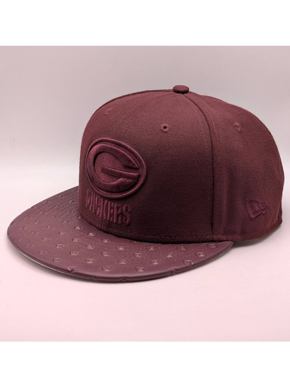 New Era Green Bay Packers NFL Football 9Fifty Snapback Hat City Gear Burgundy
